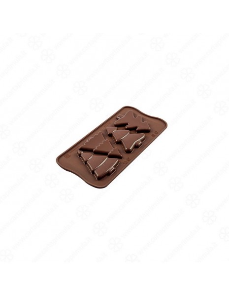 STAMPO IN SILICONE - CHOCO PINE - 3D...