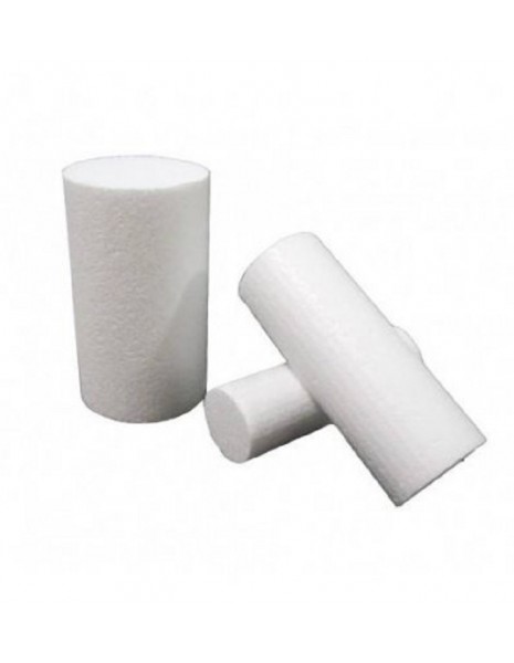 Espositore Styro densità Pro 28 kg/m3 30 cm x diam Cilindro in polistirene bianco alto 20 cm 