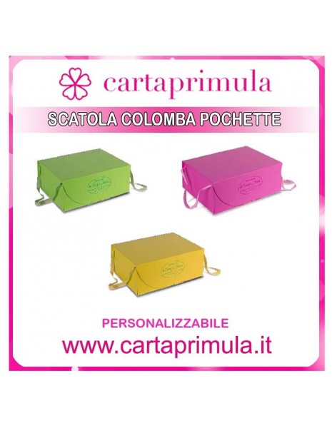 SCATOLA COLOMBA POCHETTE FUCSIA 24