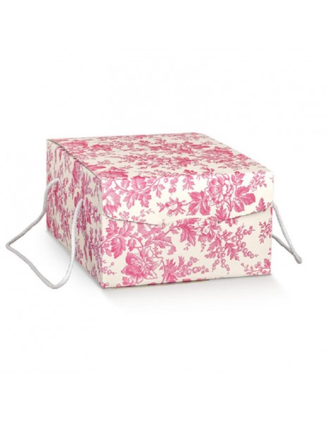 SCATOLA COLOMBA FLOWERS FUXIA