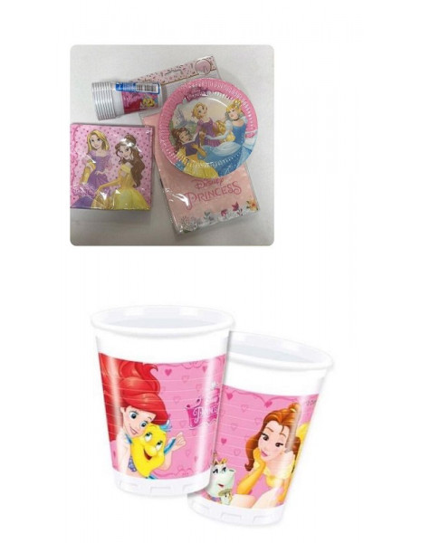 BICCHIERI PRINCIPESSE DISNEY - 200 ml...