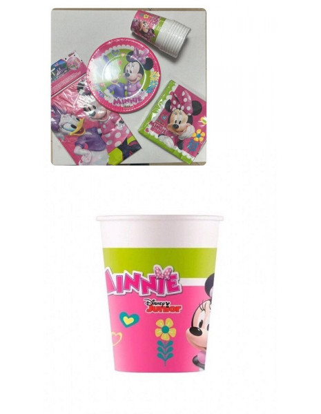 BICCHIERE MINNIE FUCSIA