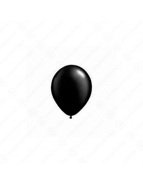 PALLONI IN PLASTICA - 9 cm - 20pz - NERO