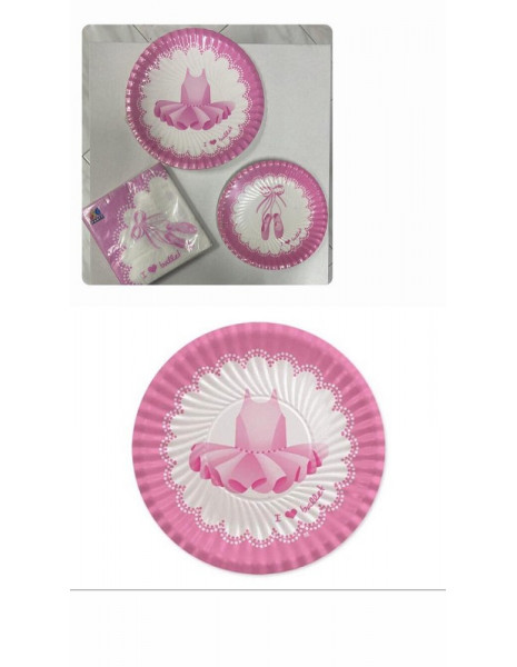 PIATTI I LOVE BALLET - 24 cm - 8pz