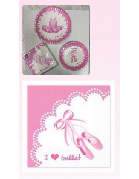 TOVAGLIOLI I LOVE BALLET - 33x33 cm -...