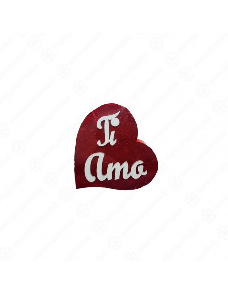 PORTA TUBO BACI - TI AMO - 29x29 cm