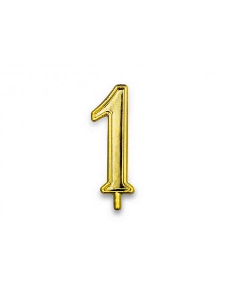 NUMERO ORO 1 SENZA BASE pz.10