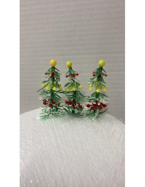 ALBERO DI NATALE IN PLASTICA PZ 6