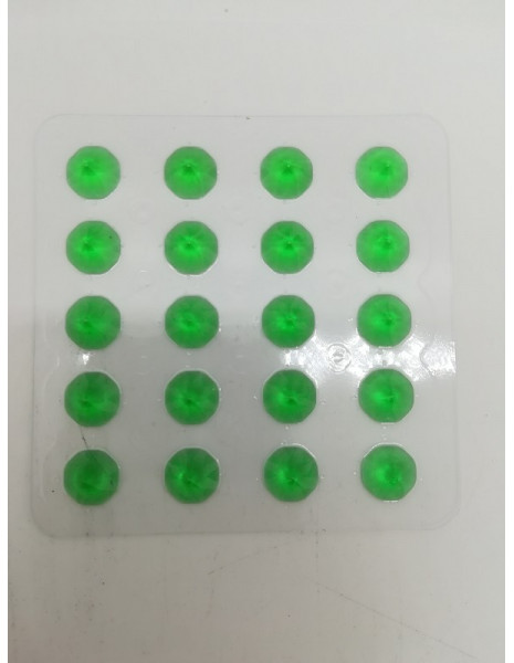 DIAMANTINI IN GELATINA VERDE 20 pz