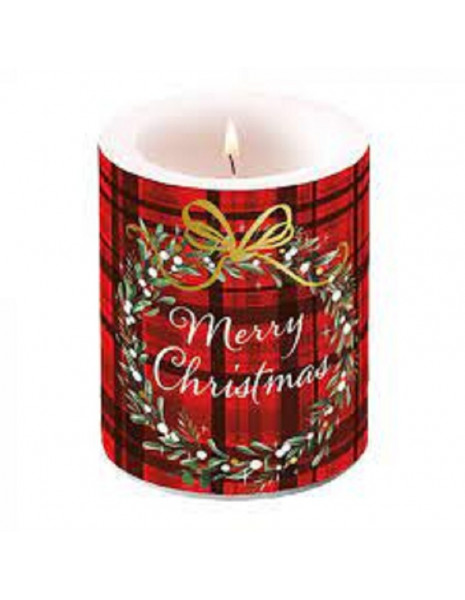 CANDELA SMALL CHRISTMAS PLAID RED