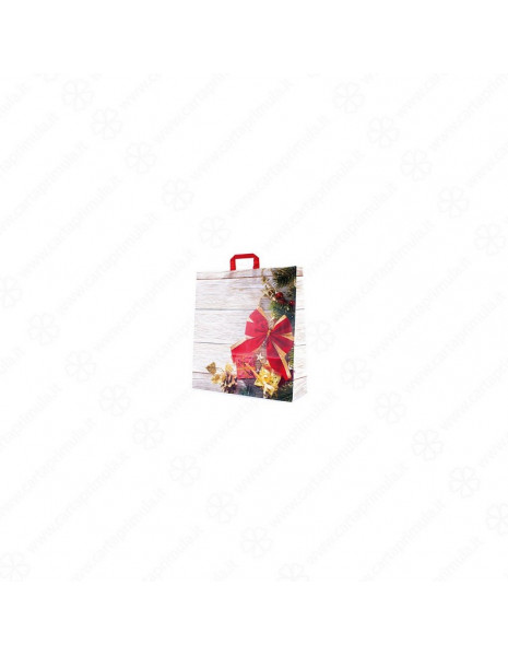 BUSTA DI CARTA - MERRY CHRISTMAS - 22 cm