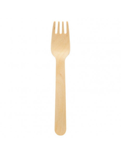 FORCHETTA IN LEGNO cm 16pz 24