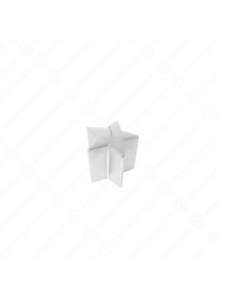 CANDELA STELLA - 9 cm - ARGENTO