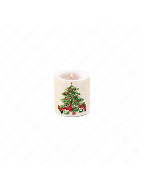 CANDELA NATALIZIA - ALBERO-GHIRLANDA...
