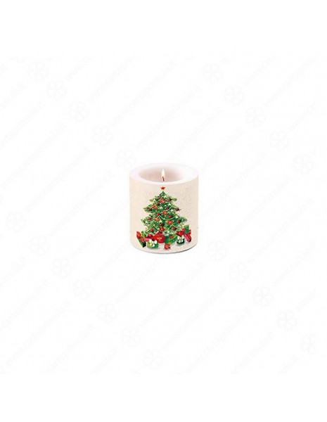 CANDELA NATALIZIA - ALBERO-GHIRLANDA...