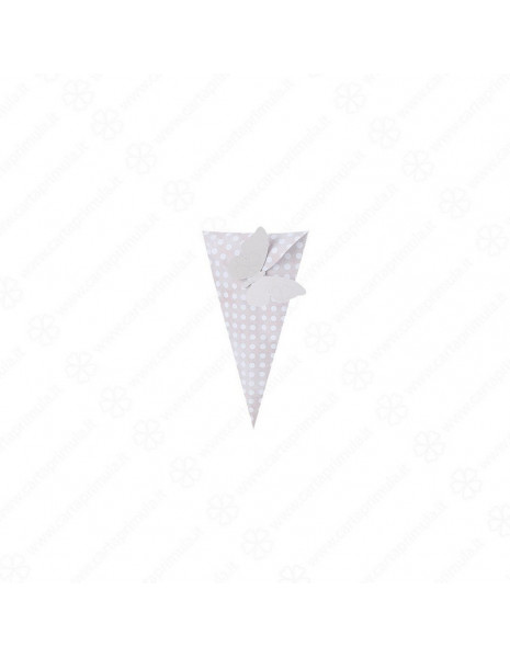 SCATOLINE CON CONO - 19cm - TORTORA