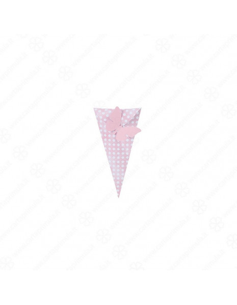 SCATOLINE CON CONO - 19cm - ROSA