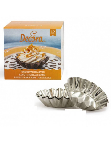 TARTELLETTE ALLUMINIO 8X H2 CM PZ 10