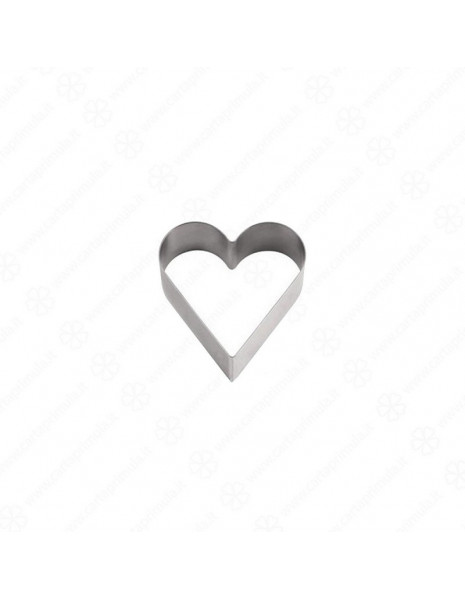 SAGOMA CUORE - diametro 22x4,5h -...