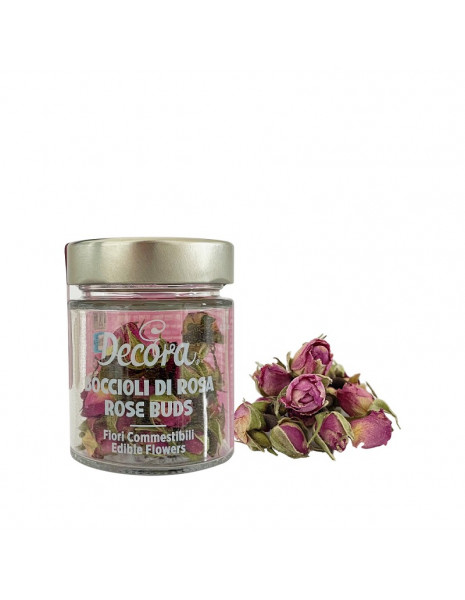 BOCCIOLI DI ROSA EDULI DECORA 10GR