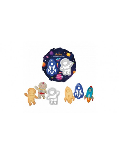 SET 2 TAGLIAPASTA SPACE IN PLASTICA