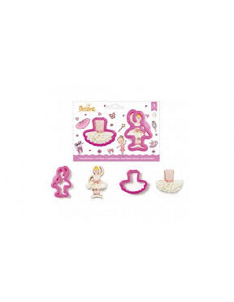 SET 2 TAGLIAPASTA BALLERINA E TUTU IN...