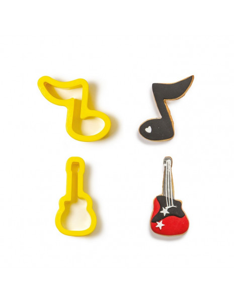 KIT 2 TAGLIAPASTA NOTA E CHITARRA IN...