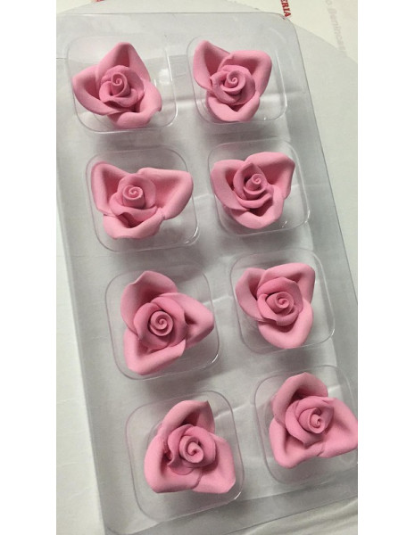 ROSA DI ZUCCHERO MEDIA ROSA - 1pz
