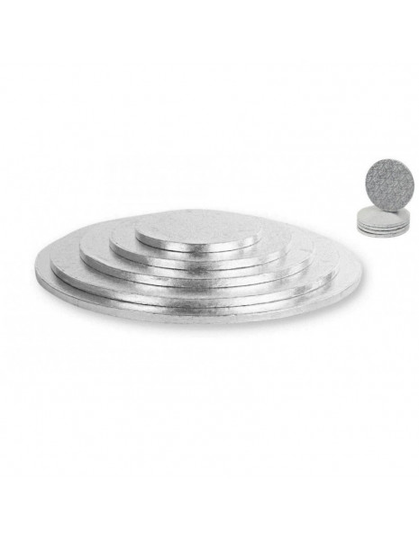 SOTTOTORTA TONDO 40 CM SILVER