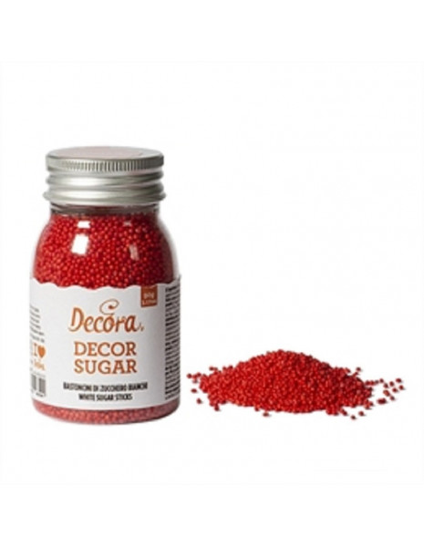 PERLINE DI ZUCCHERO ROSSO gr 100