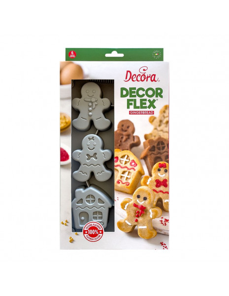STAMPO IN SILICONE GINGERBREAD