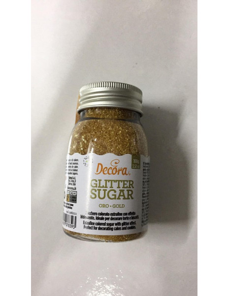 GLITTER DI ZUCCHERO ORO GR 100