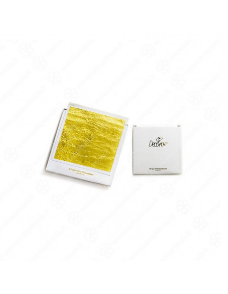 DECORAZIONE ALIMENTARE - FOGLIE ORO -...