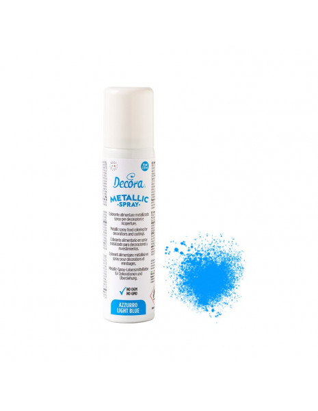 SPRAY METALLIZZATO AZZURRO 75ML E171