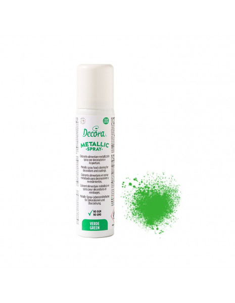 SPRAY METALLIZZATO VERDE 75ML E171