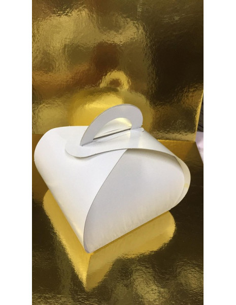 SCATOLA BIANCA MONOPORZIONE CM 10X10XH8
