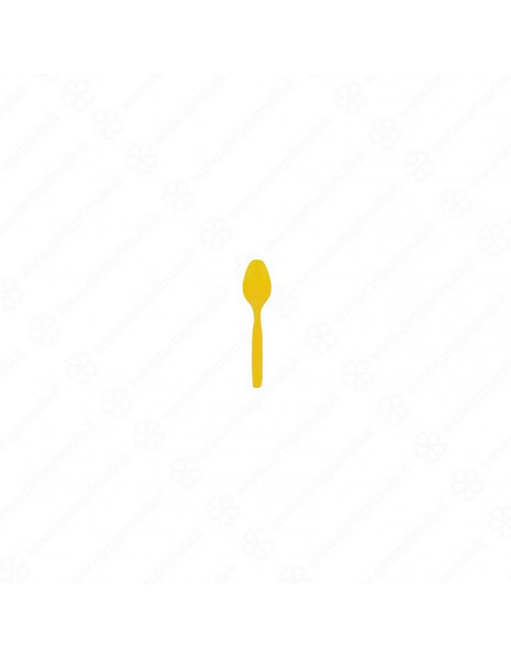 CUCCHIAINI COLORS DOPLA - 40pz - GIALLO