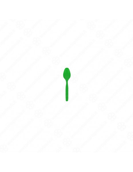 CUCCHIAINI COLORS DOPLA - 40pz - VERDE