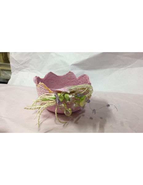 UOVA CONTENITORE ROSA CARTA