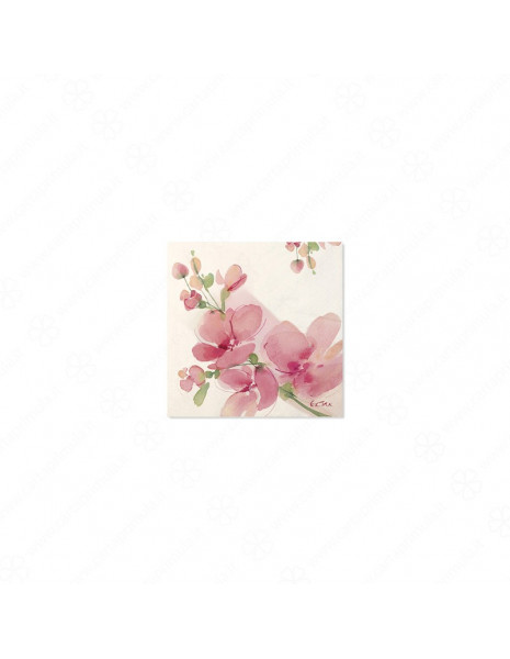 TOVAGLIOLI PINK FLOWERS - 33x33 cm -...