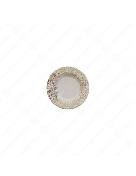 PIATTI FONDO ROSE FLOWERS - 25,5cm -...