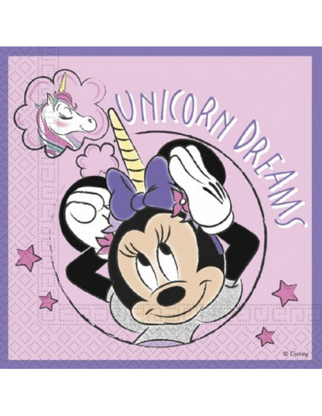 TOVAGLIOLO 33X33 MINNIE UNICORN cm.20