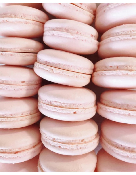 MACARONS COLORE ROSA pz.6 (12 gusci)