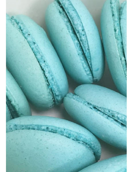 MACARONS COLORE CELESTE pz.6 (12 gusci)
