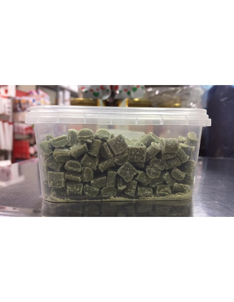 PEZZI DI CIOCCOLATO PISTACCHIO GR 100
