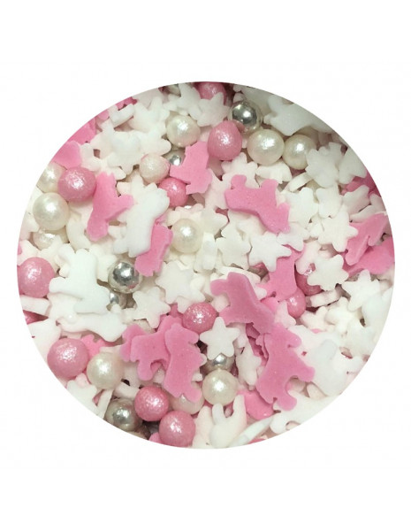 ASSORTIMENTO IN ZUCCHERO BIANCO/ROSA