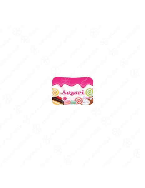 DECORAZIONE ALIMENTARE - TARGHETTA DI...