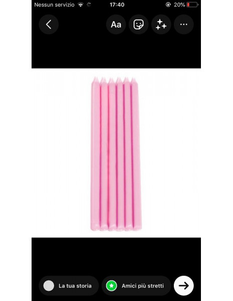 CANDELA - MEZZO STELO CON SUPPORTO -...