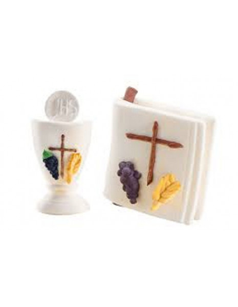 KIT COMUNIONE LIBRO+CALICE PZ 2