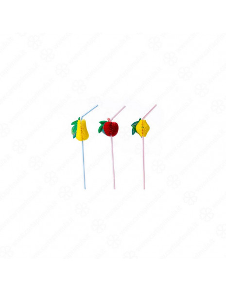 CANNUCCE CON COCKTAIL DI FRUTTA - 24...
